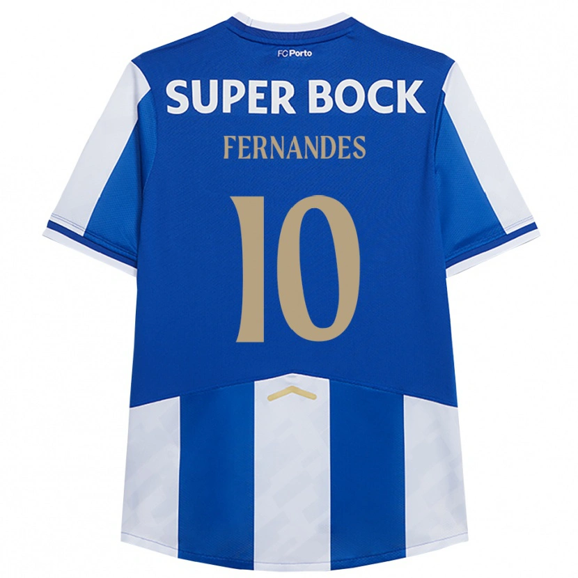 Danxen Herren Francisco Fernandes #10 Blau Weiß Heimtrikot Trikot 2025/26 T-Shirt Österreich