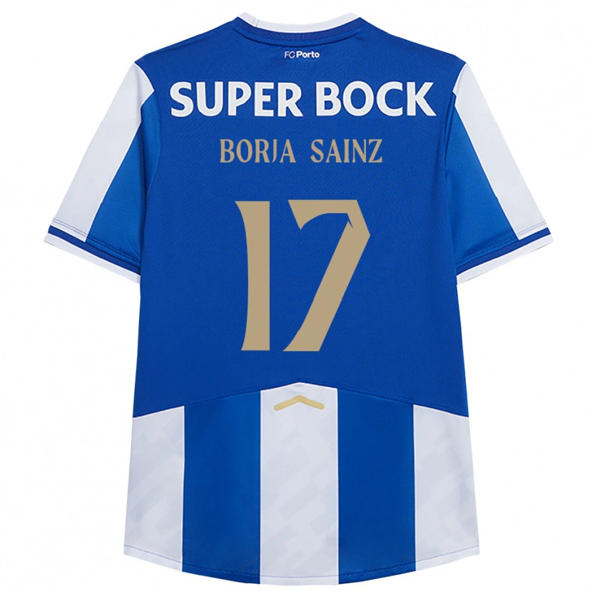 Danxen Herren Borja Sainz #17 Blau Weiß Heimtrikot Trikot 2025/26 T-Shirt Österreich