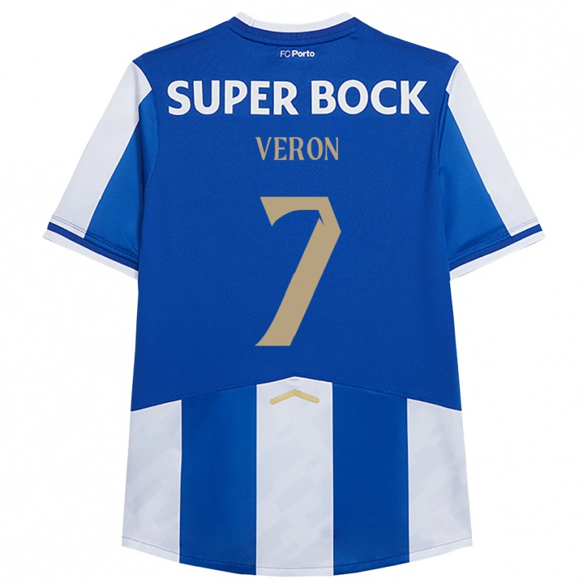 Danxen Herren Gabriel Veron #7 Blau Weiß Heimtrikot Trikot 2025/26 T-Shirt Österreich