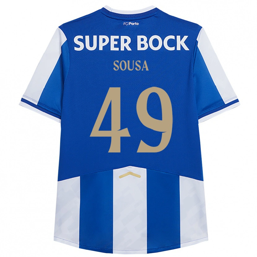 Danxen Herren Gonçalo Sousa #49 Blau Weiß Heimtrikot Trikot 2025/26 T-Shirt Österreich