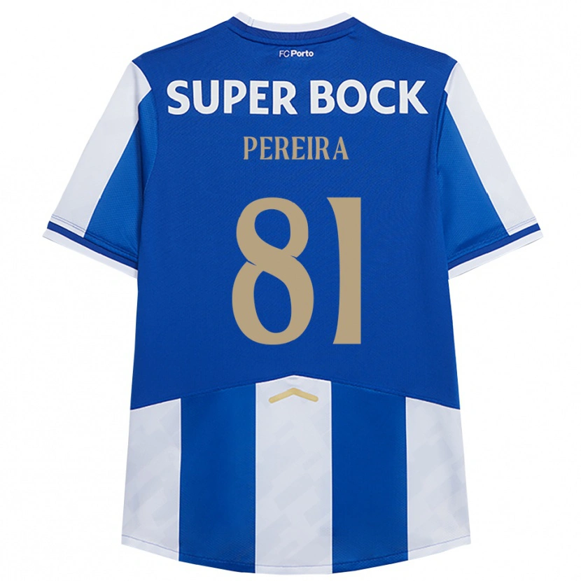 Danxen Herren Martim Pereira #81 Blau Weiß Heimtrikot Trikot 2025/26 T-Shirt Österreich