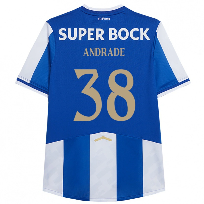 Danxen Herren Fernando Andrade #38 Blau Weiß Heimtrikot Trikot 2025/26 T-Shirt Österreich