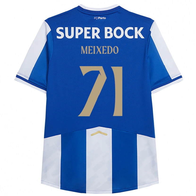Danxen Herren Francisco Meixedo #71 Blau Weiß Heimtrikot Trikot 2025/26 T-Shirt Österreich