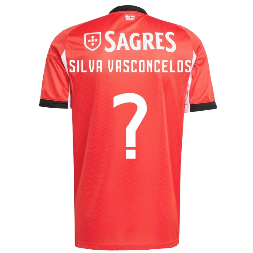 Danxen Herren Martim Silva Vasconcelos #0 Rot Weiß Heimtrikot Trikot 2025/26 T-Shirt Österreich
