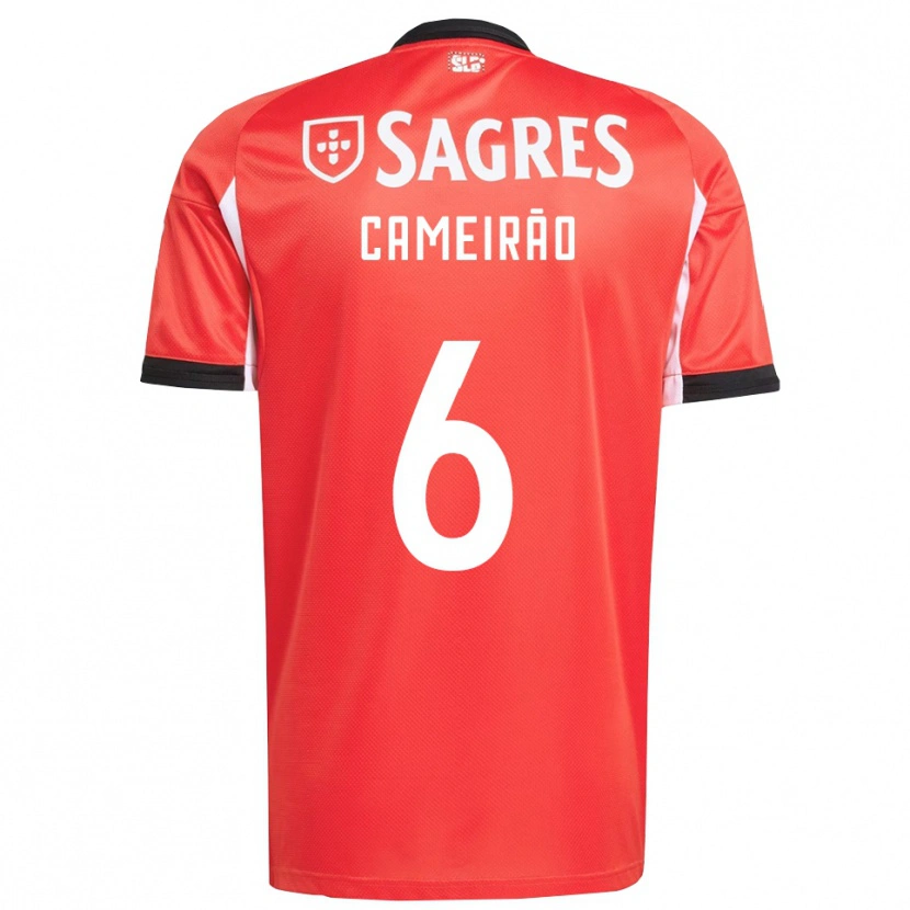 Danxen Herren Beatriz Cameirão #6 Rot Weiß Heimtrikot Trikot 2025/26 T-Shirt Österreich
