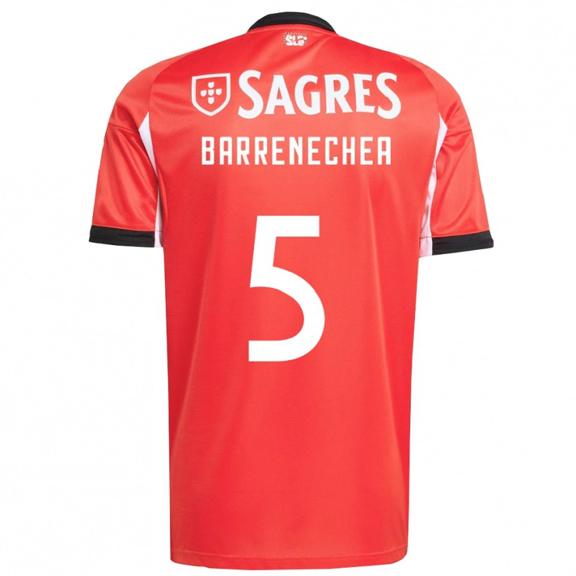 Danxen Herren Enzo Barrenechea #5 Rot Weiß Heimtrikot Trikot 2025/26 T-Shirt Österreich