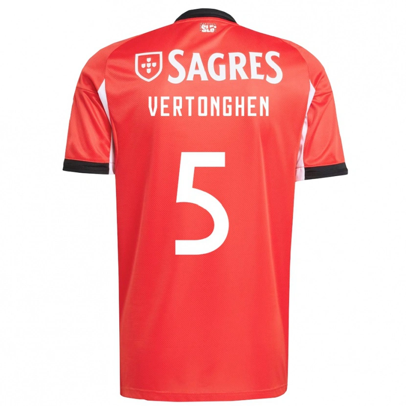 Danxen Herren Jan Vertonghen #5 Rot Weiß Heimtrikot Trikot 2025/26 T-Shirt Österreich