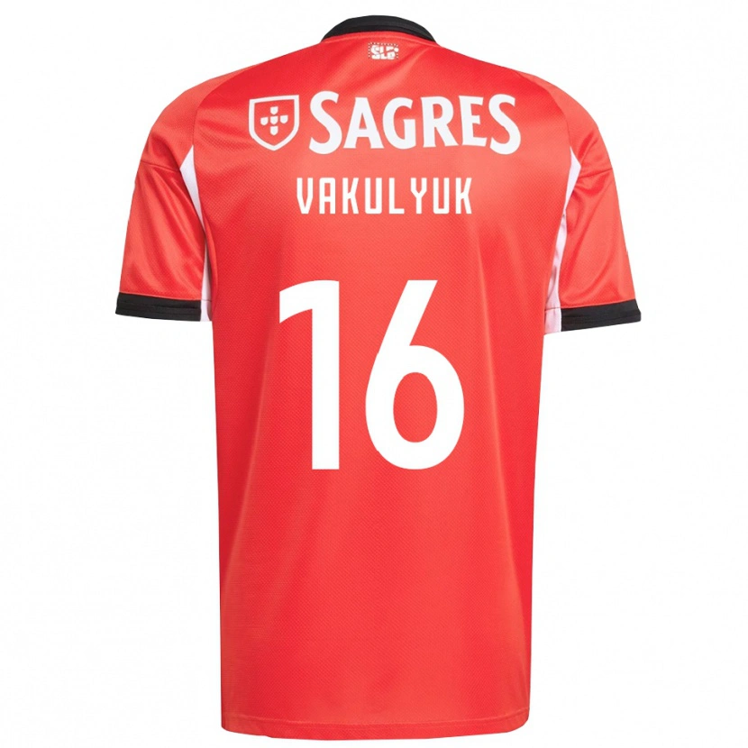 Danxen Herren André Vakulyuk #16 Rot Weiß Heimtrikot Trikot 2025/26 T-Shirt Österreich
