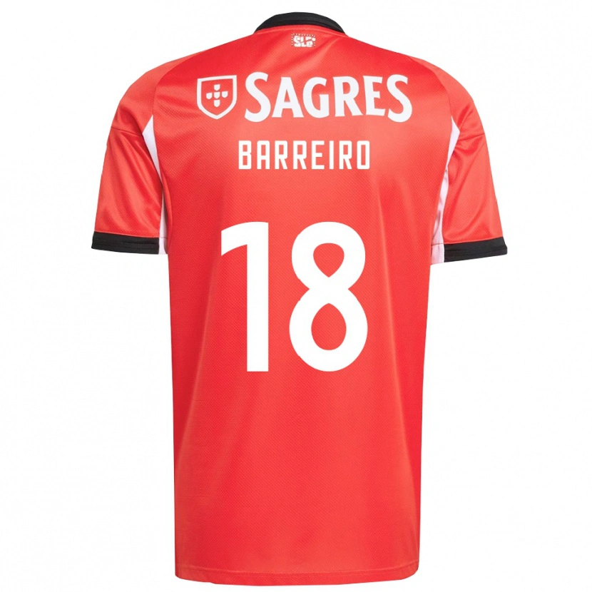 Danxen Herren Leandro Barreiro #18 Rot Weiß Heimtrikot Trikot 2025/26 T-Shirt Österreich