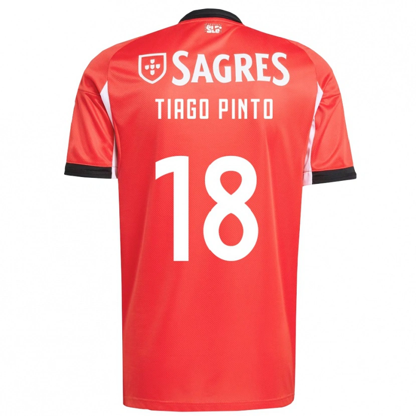 Danxen Herren Tiago Pinto #18 Rot Weiß Heimtrikot Trikot 2025/26 T-Shirt Österreich