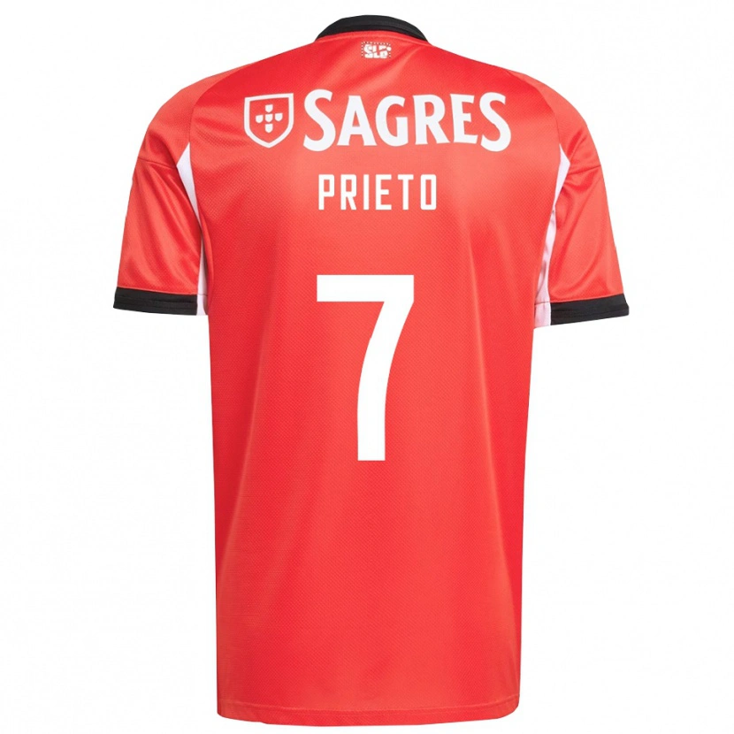 Danxen Herren Cristina Prieto #7 Rot Weiß Heimtrikot Trikot 2025/26 T-Shirt Österreich