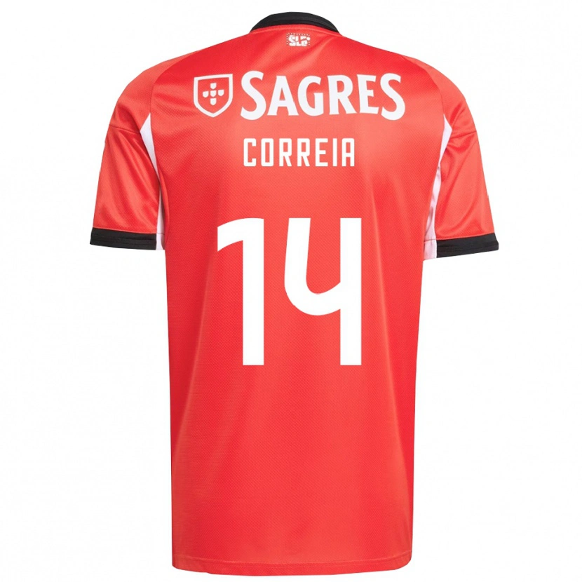 Danxen Herren Carolina Correia #14 Rot Weiß Heimtrikot Trikot 2025/26 T-Shirt Österreich