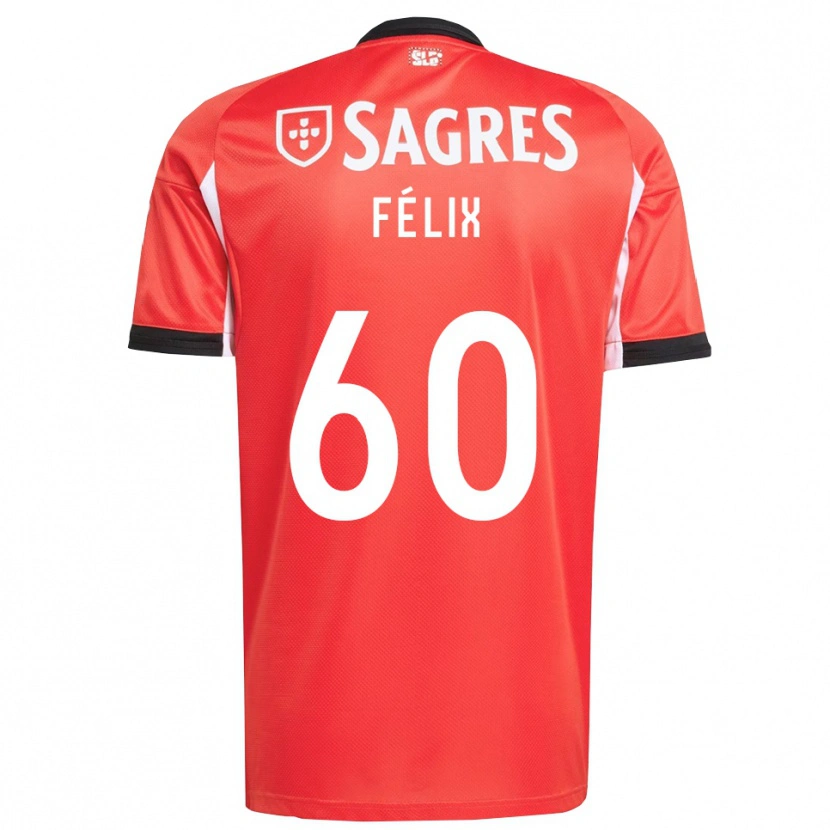 Danxen Herren Nuno Félix #60 Rot Weiß Heimtrikot Trikot 2025/26 T-Shirt Österreich