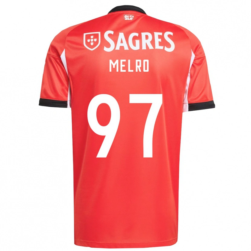 Danxen Herren José Melro #97 Rot Weiß Heimtrikot Trikot 2025/26 T-Shirt Österreich