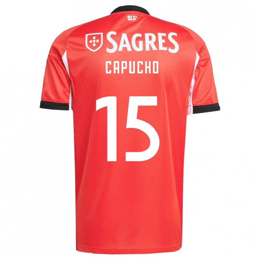 Danxen Herren João Capucho #15 Rot Weiß Heimtrikot Trikot 2025/26 T-Shirt Österreich