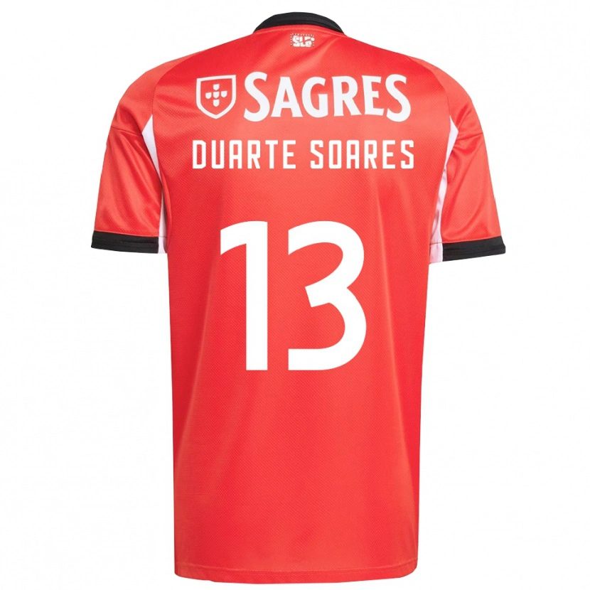 Danxen Herren Duarte Soares #13 Rot Weiß Heimtrikot Trikot 2025/26 T-Shirt Österreich