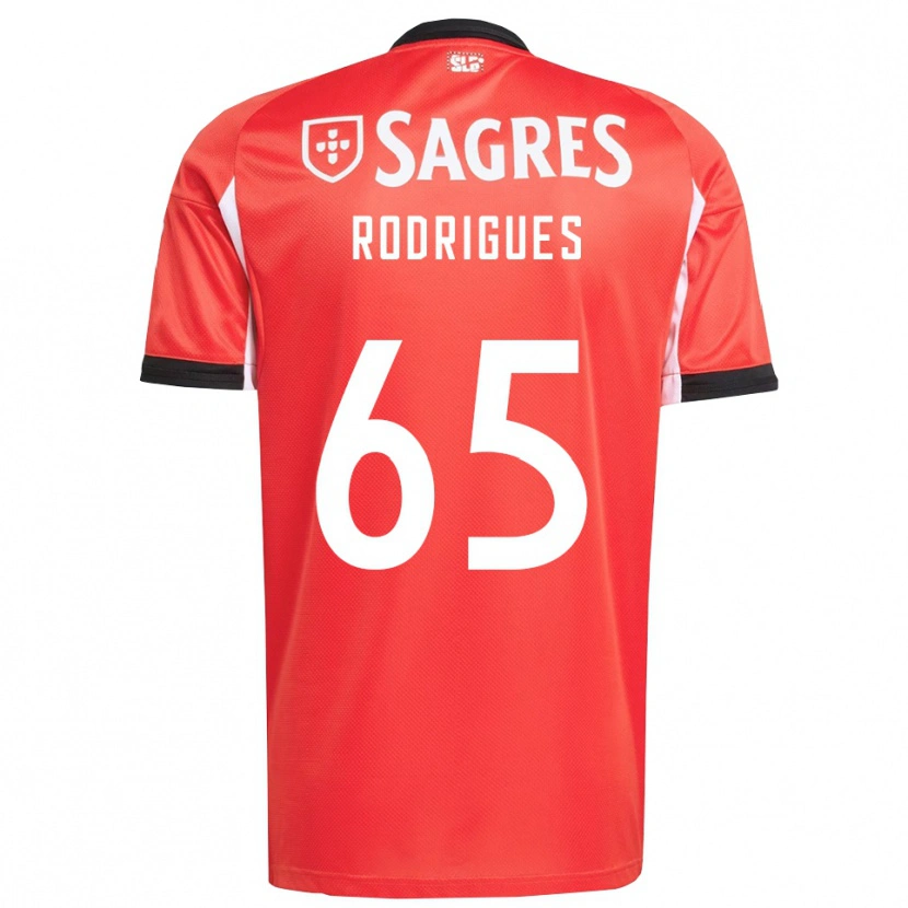 Danxen Herren Rafael Rodrigues #65 Rot Weiß Heimtrikot Trikot 2025/26 T-Shirt Österreich