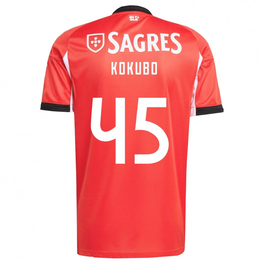 Danxen Herren Leo Kokubo #45 Rot Weiß Heimtrikot Trikot 2025/26 T-Shirt Österreich