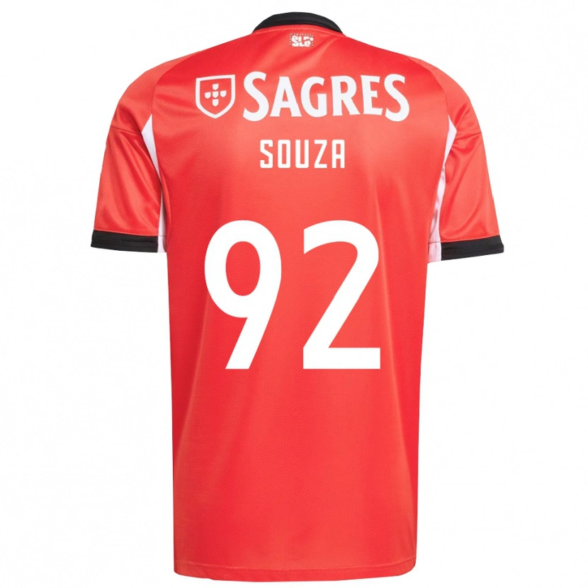 Danxen Herren Pedro Souza #92 Rot Weiß Heimtrikot Trikot 2025/26 T-Shirt Österreich