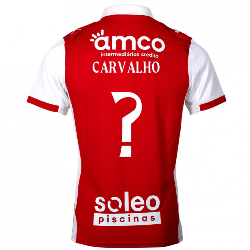 Danxen Herren Tiago Carvalho #0 Rot Weiß Heimtrikot Trikot 2025/26 T-Shirt Österreich