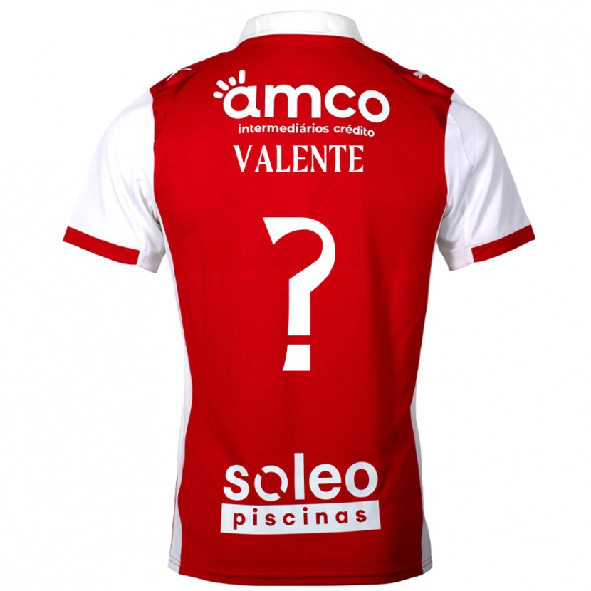 Danxen Herren Rodrigo Valente #0 Rot Weiß Heimtrikot Trikot 2025/26 T-Shirt Österreich