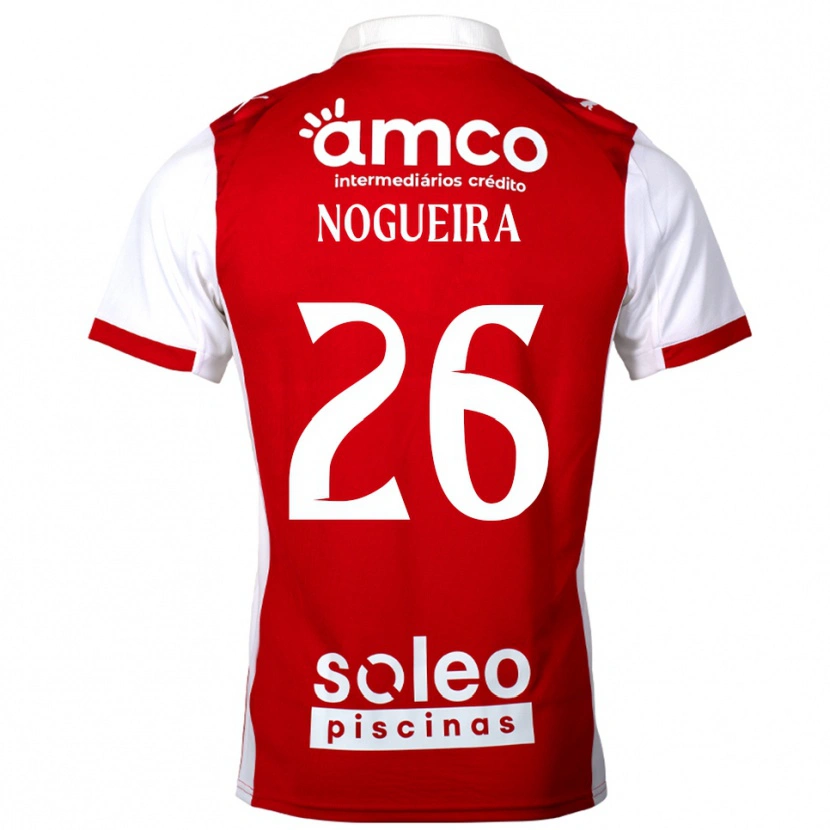 Danxen Herren Ana Nogueira #26 Rot Weiß Heimtrikot Trikot 2025/26 T-Shirt Österreich