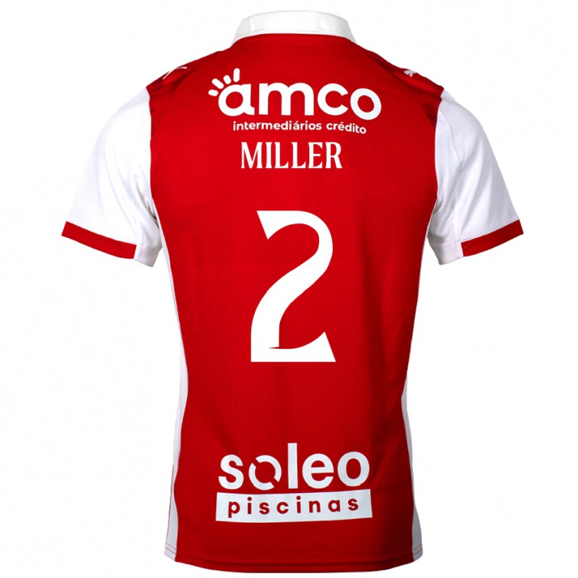 Danxen Herren Maria Miller #2 Rot Weiß Heimtrikot Trikot 2025/26 T-Shirt Österreich