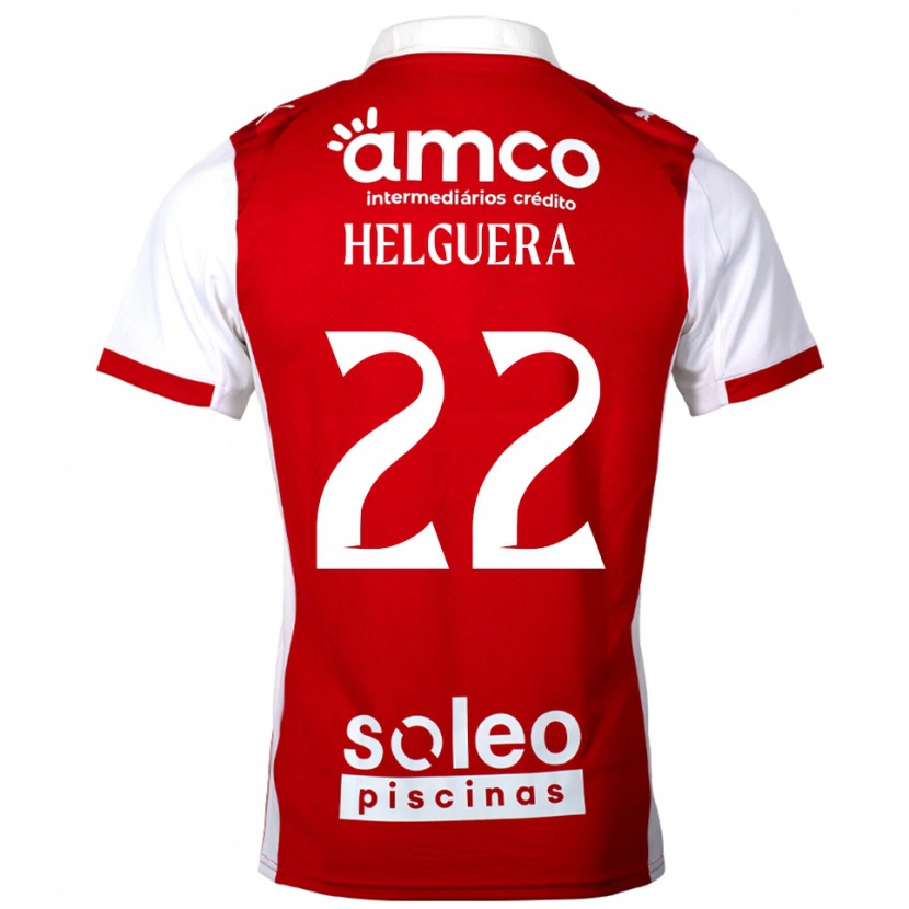 Danxen Herren Thiago Helguera #22 Rot Weiß Heimtrikot Trikot 2025/26 T-Shirt Österreich