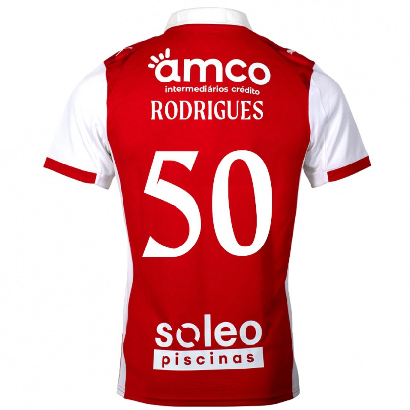 Danxen Herren Diego Rodrigues #50 Rot Weiß Heimtrikot Trikot 2025/26 T-Shirt Österreich