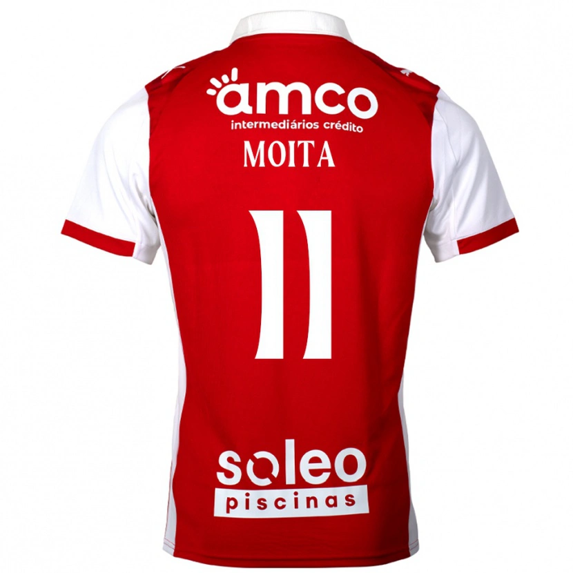Danxen Herren Carlos Moita #11 Rot Weiß Heimtrikot Trikot 2025/26 T-Shirt Österreich