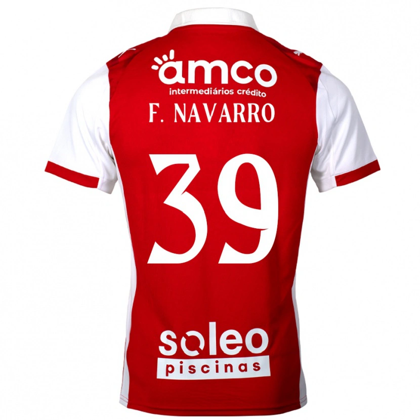 Danxen Herren Fran Navarro #39 Rot Weiß Heimtrikot Trikot 2025/26 T-Shirt Österreich