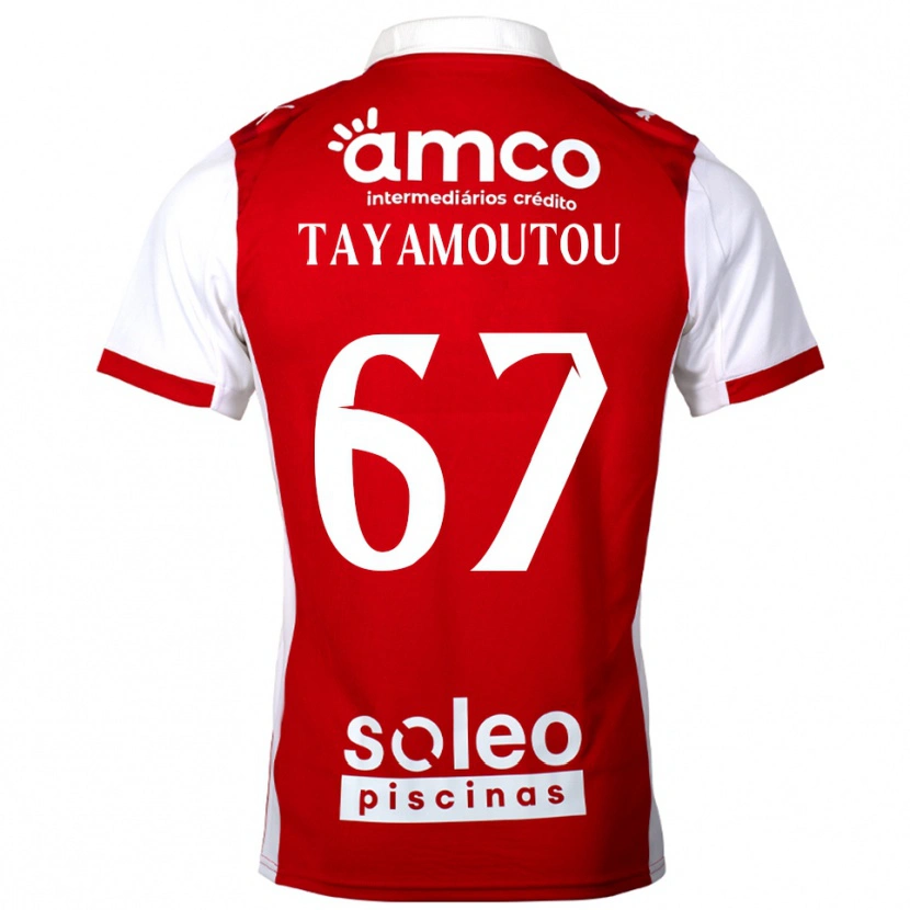 Danxen Herren Enzo Tayamoutou #67 Rot Weiß Heimtrikot Trikot 2025/26 T-Shirt Österreich