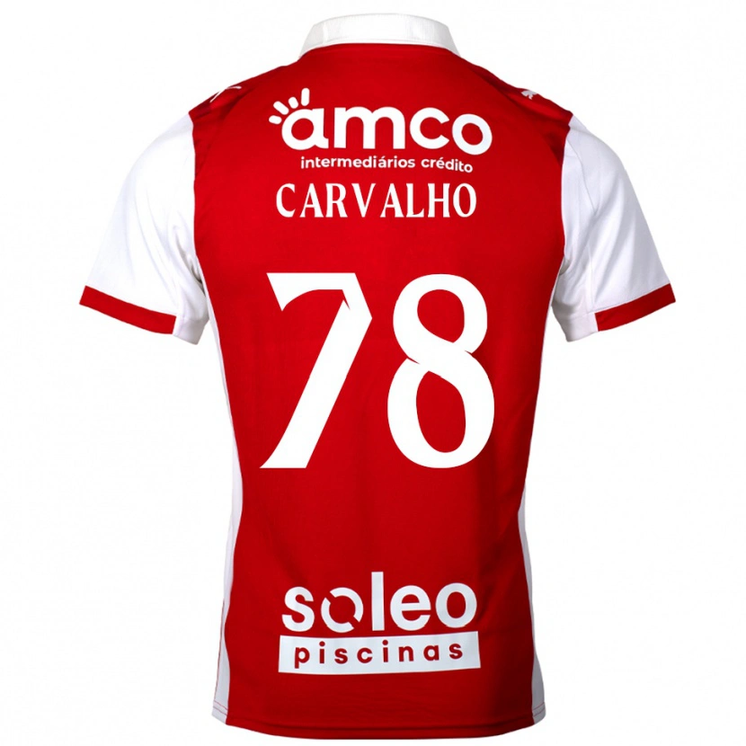Danxen Herren João Carvalho #78 Rot Weiß Heimtrikot Trikot 2025/26 T-Shirt Österreich