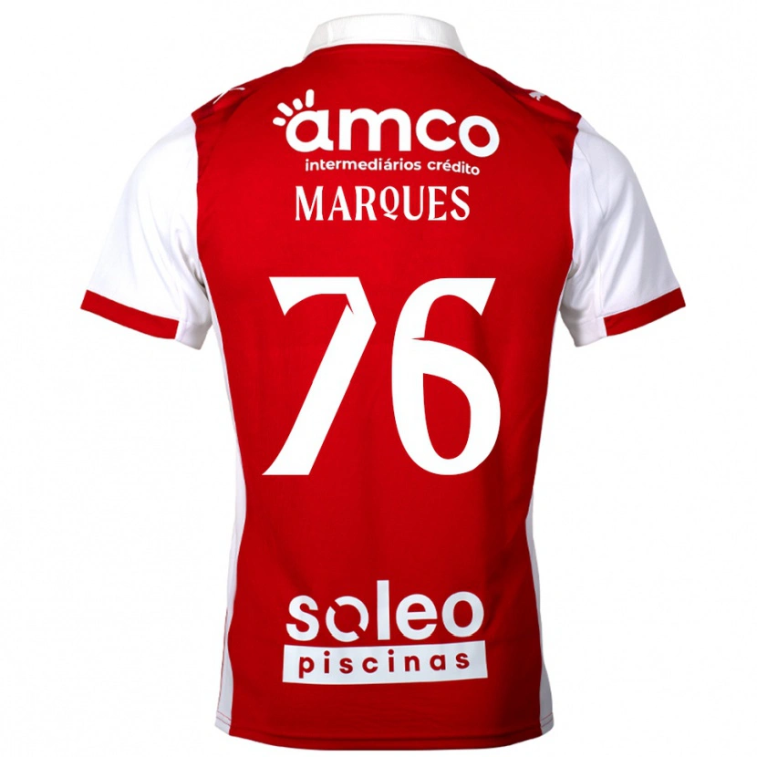 Danxen Herren Tomás Marques #76 Rot Weiß Heimtrikot Trikot 2025/26 T-Shirt Österreich