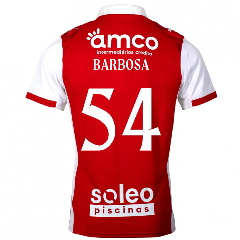 Danxen Herren Gui Barbosa #54 Rot Weiß Heimtrikot Trikot 2025/26 T-Shirt Österreich