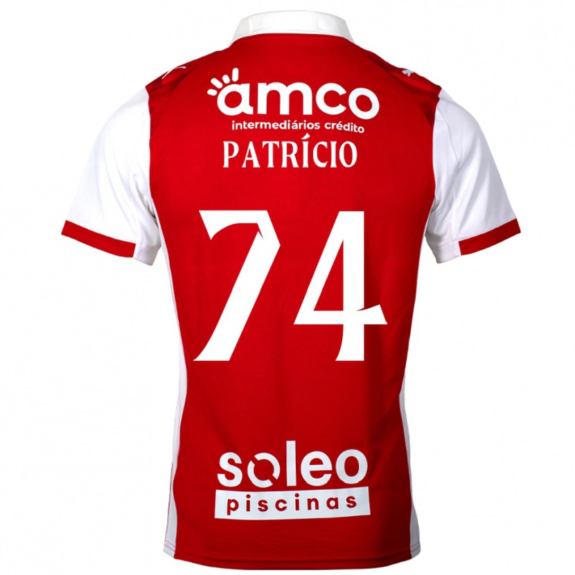 Danxen Herren Nuno Patrício #74 Rot Weiß Heimtrikot Trikot 2025/26 T-Shirt Österreich
