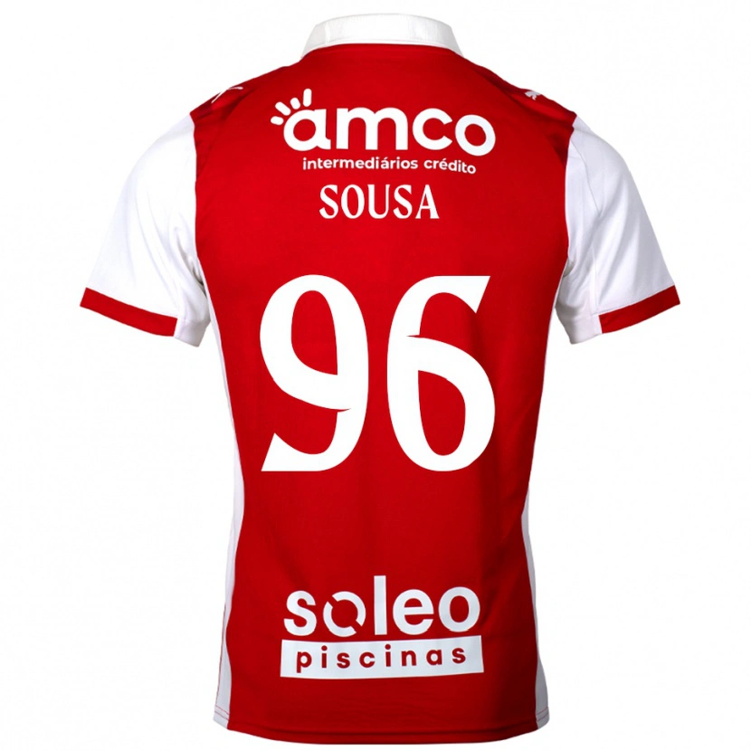 Danxen Herren Afonso Sousa #96 Rot Weiß Heimtrikot Trikot 2025/26 T-Shirt Österreich