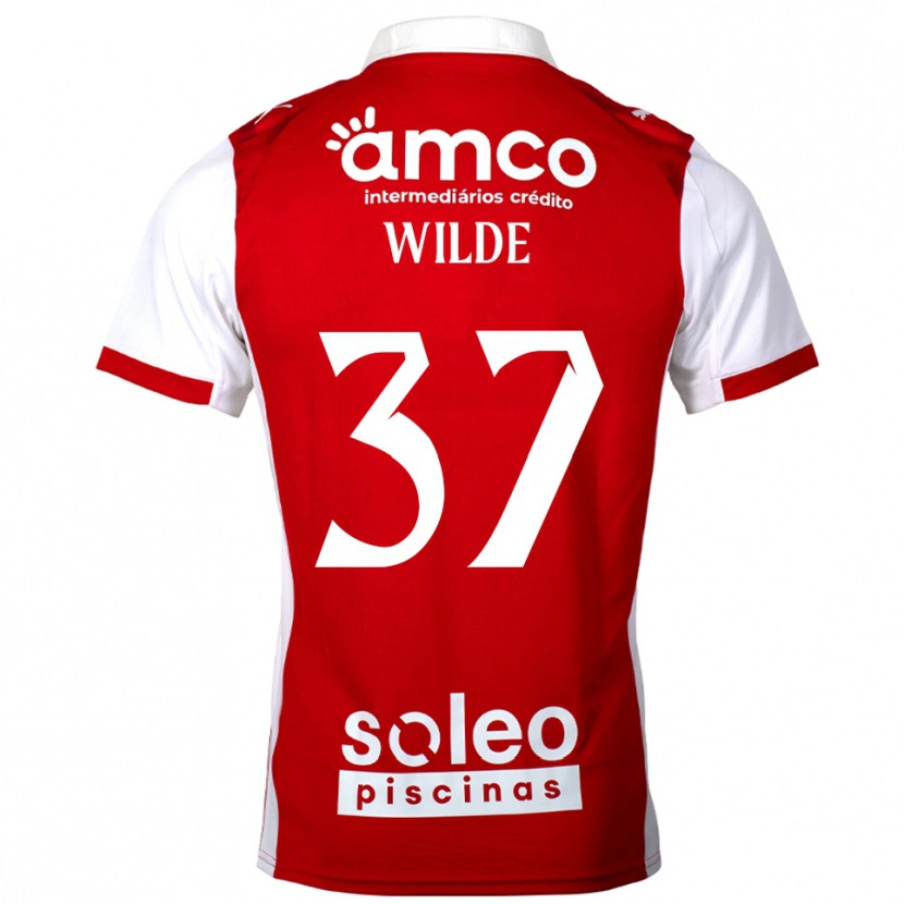 Danxen Herren Manjou Wilde #37 Rot Weiß Heimtrikot Trikot 2025/26 T-Shirt Österreich
