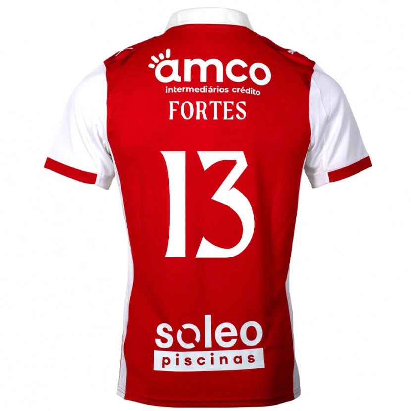 Danxen Herren Melany Fortes #13 Rot Weiß Heimtrikot Trikot 2025/26 T-Shirt Österreich
