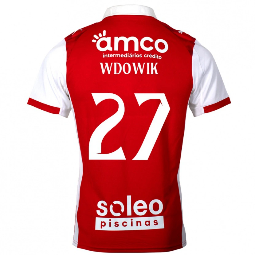 Danxen Herren Bartlomiej Wdowik #27 Rot Weiß Heimtrikot Trikot 2025/26 T-Shirt Österreich