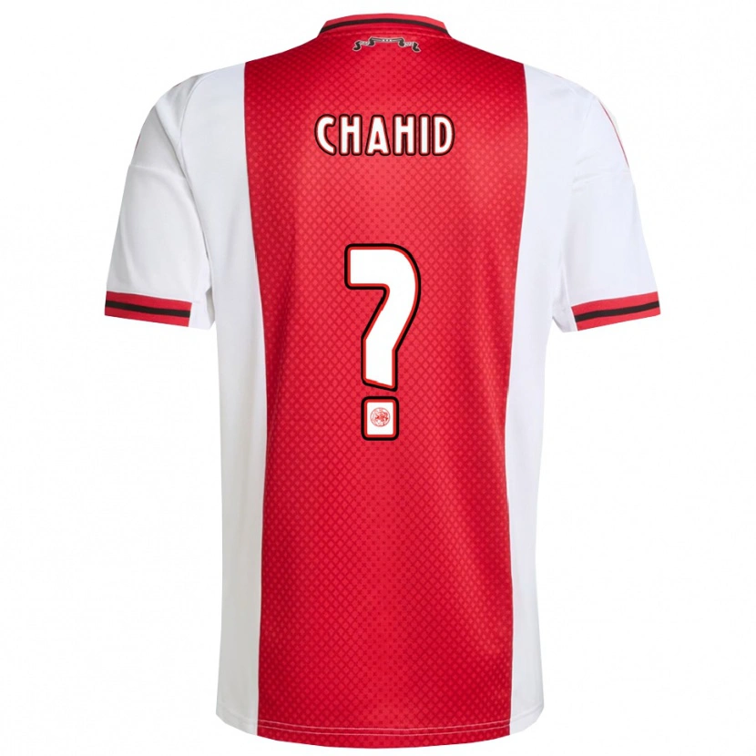 Danxen Herren Rida Chahid #0 Rot Weiß Heimtrikot Trikot 2025/26 T-Shirt Österreich