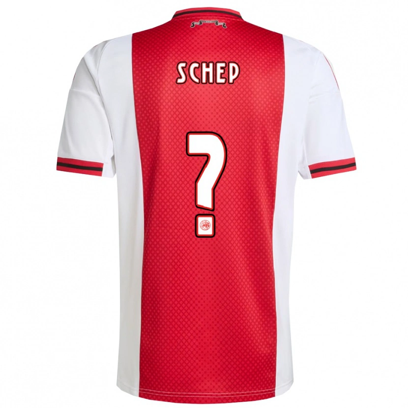 Danxen Herren Vincenzo Schep #0 Rot Weiß Heimtrikot Trikot 2025/26 T-Shirt Österreich