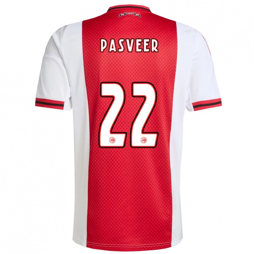 Danxen Herren Remko Pasveer #22 Rot Weiß Heimtrikot Trikot 2025/26 T-Shirt Österreich