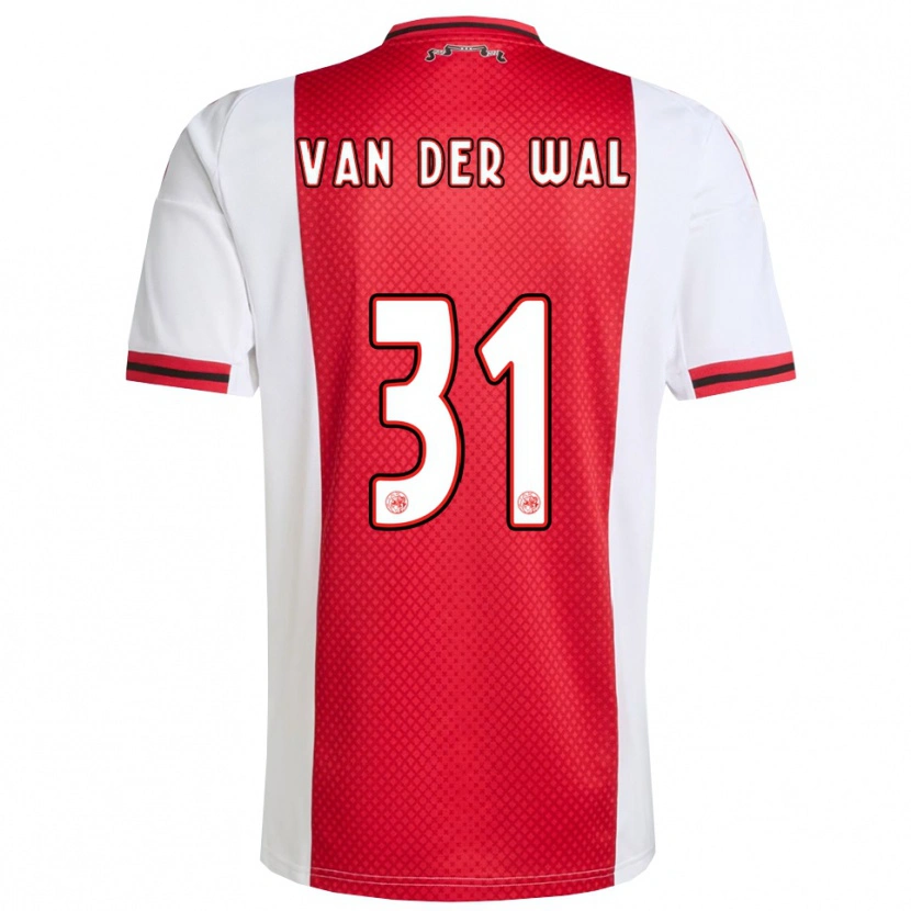 Danxen Herren Dionne Van Der Wal #31 Rot Weiß Heimtrikot Trikot 2025/26 T-Shirt Österreich