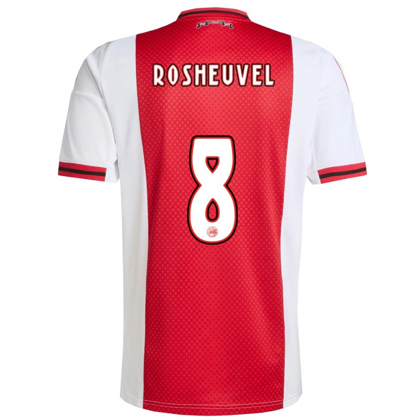 Danxen Herren Darren Rosheuvel #8 Rot Weiß Heimtrikot Trikot 2025/26 T-Shirt Österreich
