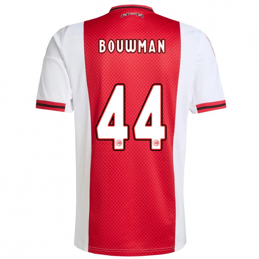 Danxen Herren Aaron Bouwman #44 Rot Weiß Heimtrikot Trikot 2025/26 T-Shirt Österreich