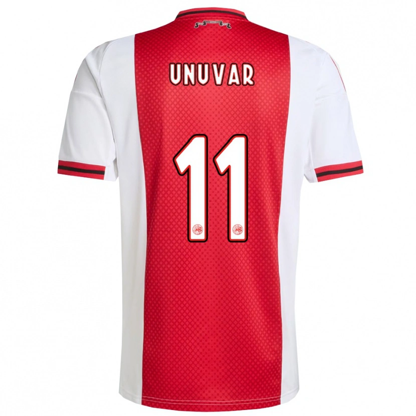Danxen Herren Naci Unuvar #11 Rot Weiß Heimtrikot Trikot 2025/26 T-Shirt Österreich