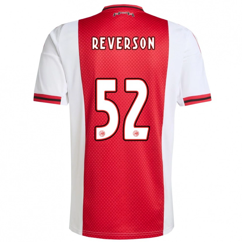 Danxen Herren Paul Reverson #52 Rot Weiß Heimtrikot Trikot 2025/26 T-Shirt Österreich