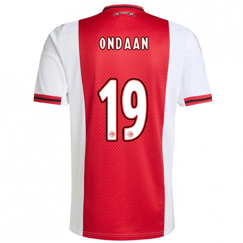 Danxen Herren Terell Ondaan #19 Rot Weiß Heimtrikot Trikot 2025/26 T-Shirt Österreich