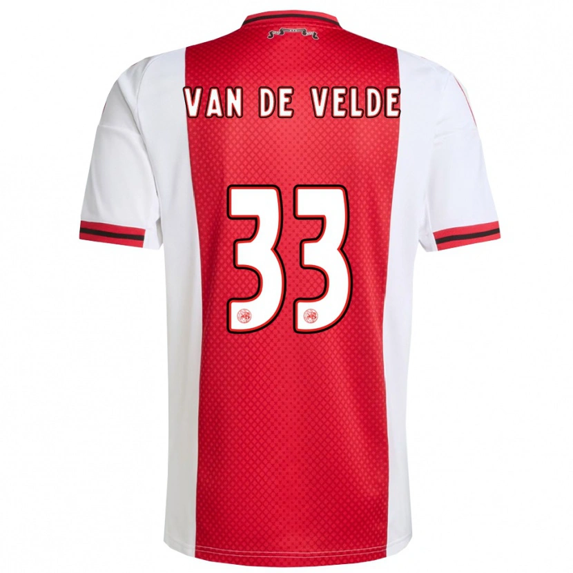 Danxen Herren Jonna Van De Velde #33 Rot Weiß Heimtrikot Trikot 2025/26 T-Shirt Österreich